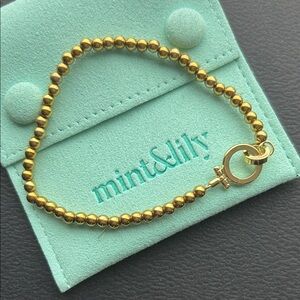 Gold Beaded Bracelet